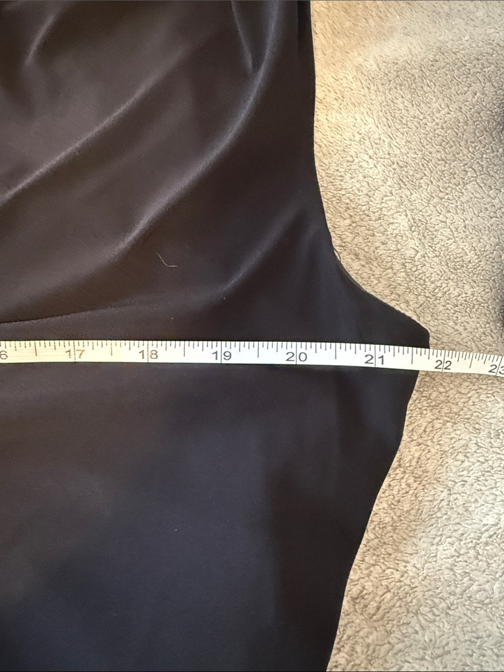 Sharagano Black Draped Cowl Neck Ruched Cocktail Dress Size 16 - Picture 11 of 12